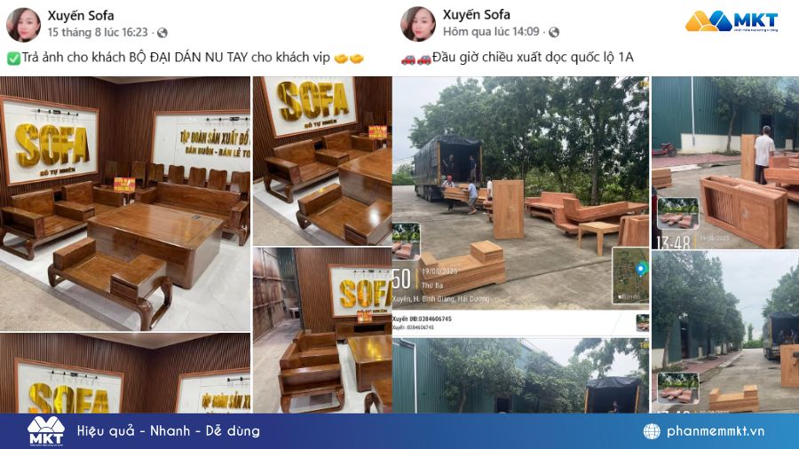 Chị Xuyến tiết kiệm 90% thời gian đăng bài mỗi ngày nhờ MKT Care